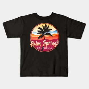 Palm Springs California Sunset Vacation Holiday Gift Kids T-Shirt